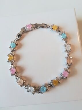 Pretty Bird Candy Galaxy Tennis Bracelet
